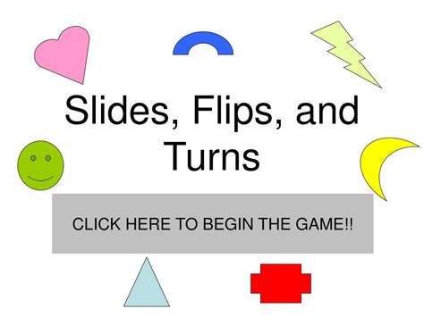 Flip Slide Turn Powerpoint Teacher Made Twinkl Slide Flip And Turn Worksheet - Slide Flip And Turn Worksheet