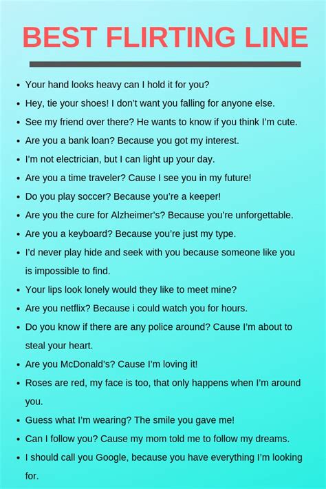 Flirting Lines For Gf