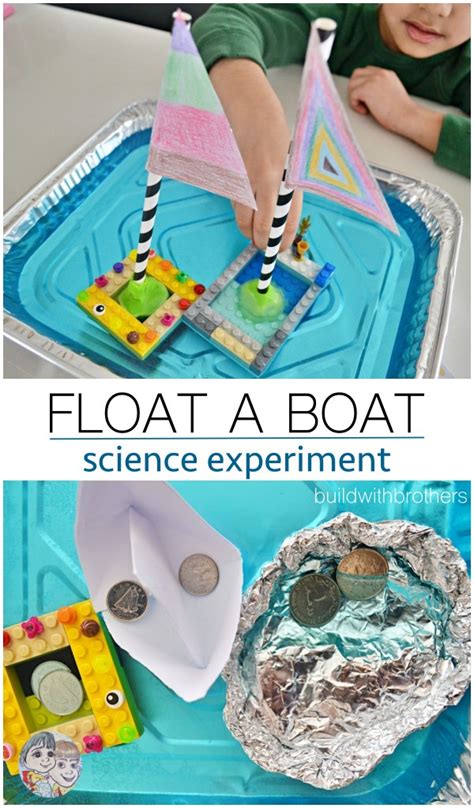 Floating Boat Kids Science Experiment Stem Activity Craftionary Science Boats - Science Boats