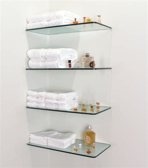 Floating Glass Shelves For Bathroom