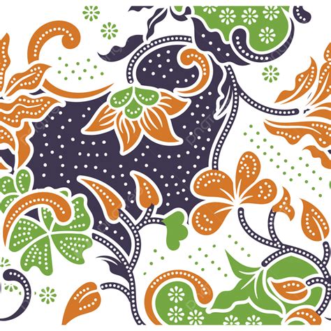 Floral Batik Vectors Illustrations For Free Download Bunga Batik Simple - Bunga Batik Simple