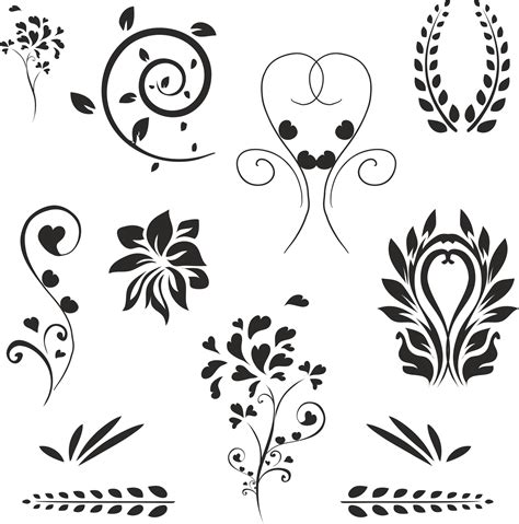 floral vector cdr files