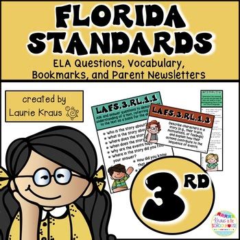 Florida 3rd Grade Reading Standards For Literature Lafs Grade 3 - Lafs Grade 3