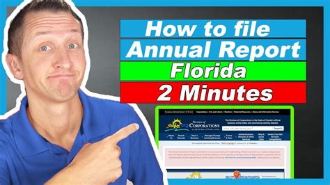 florida annual report filing