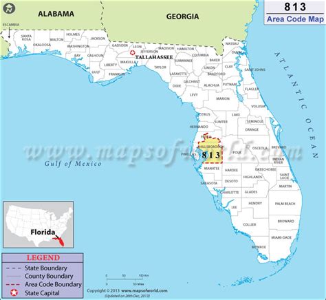 florida area code 813