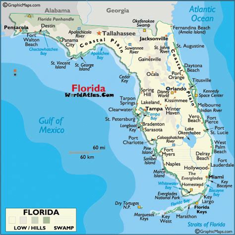 florida coast map