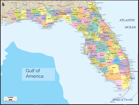 florida county map