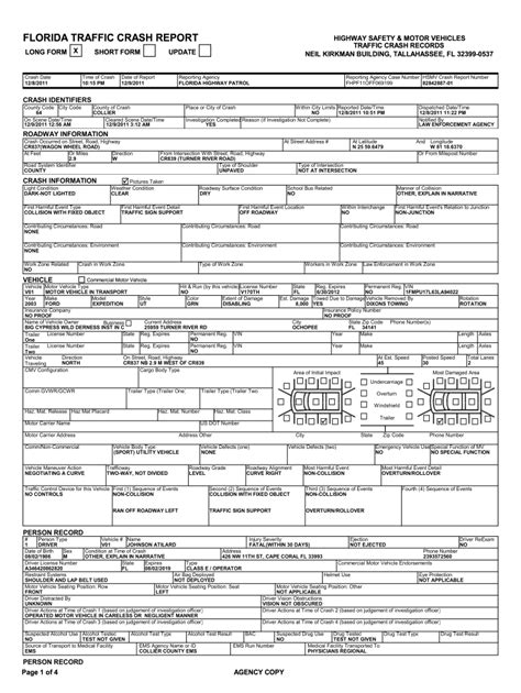 florida crash report