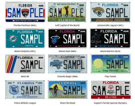 florida custom plates