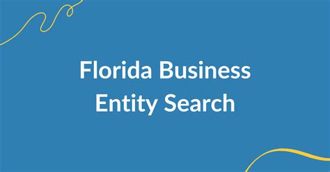 florida entity search