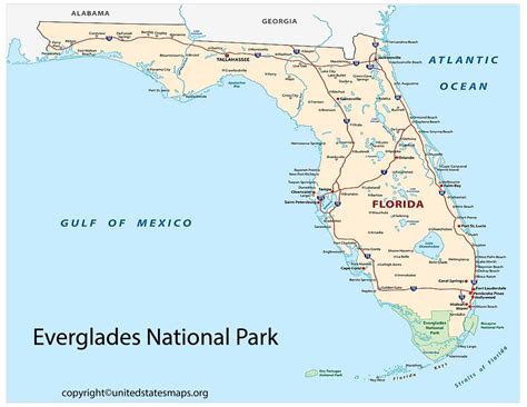 florida everglades map