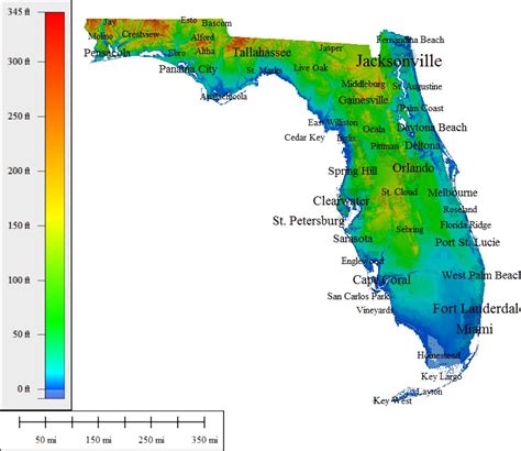 florida highest elevation