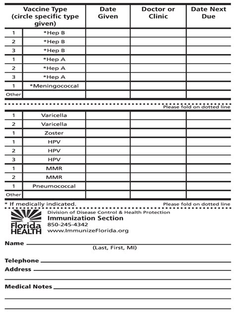 florida immunization records