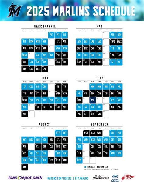 florida marlins schedule