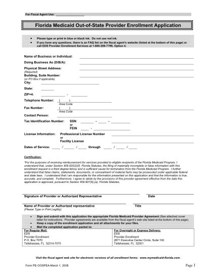 florida medicaid application