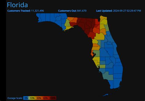 florida power outages by zip code