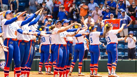 florida softball schedule