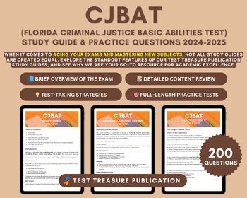 Read Florida Criminal Justice Basic Abilities Test Cjbat Study Guide 