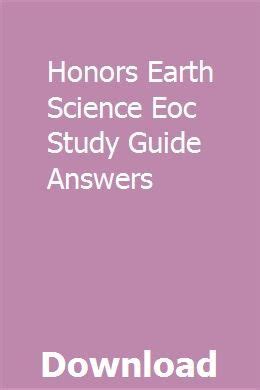 Read Online Florida Earth Space Honors Eoc Study Guide 