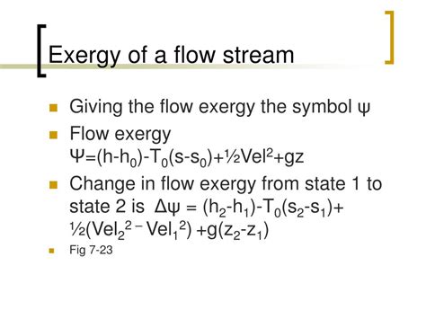 Flow Exergy