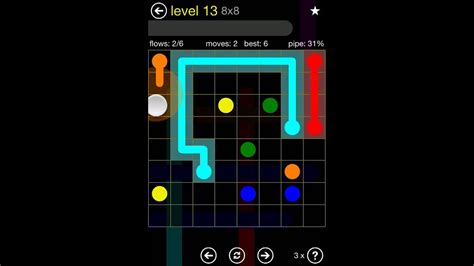 Flow Regular Pack 8x8 Level 13 Walkthrough