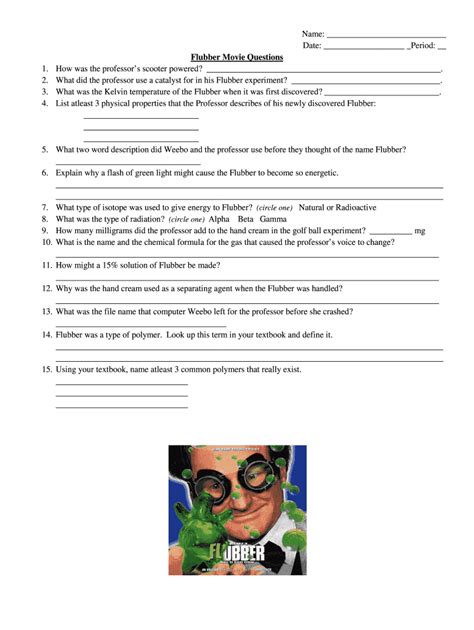 Read Flubber Notes And Questions Answers Pdfsdocuments2 