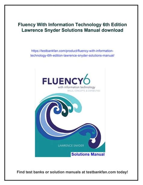Fluency 4 With Information Technology Chapter Questions