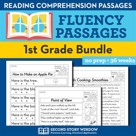 fluency passages for first grade