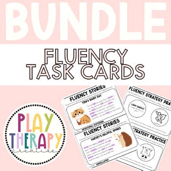 fluency task cards grade 1