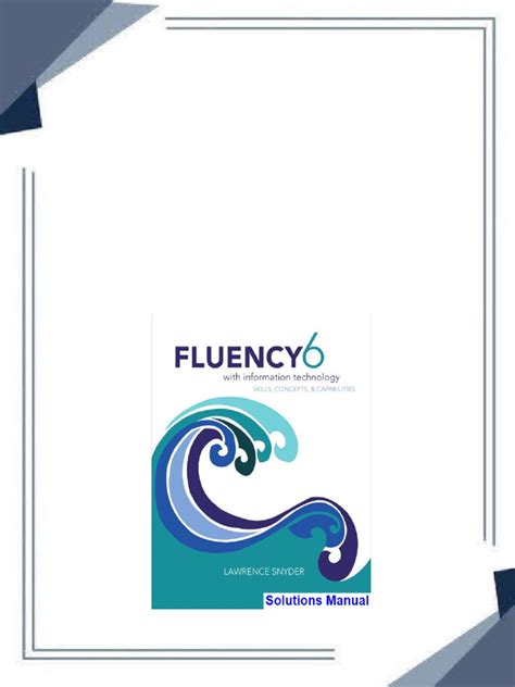 Read Fluency 4 With Information Technology Chapter Questions 