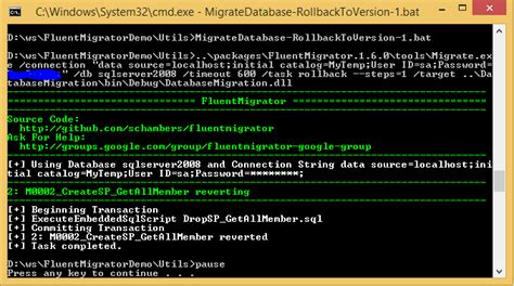 fluent migrator - Calling FluentMigrator methods inside Execute ...