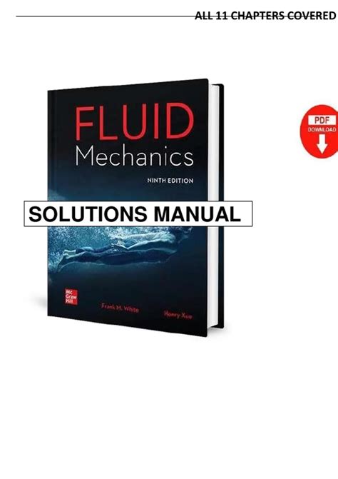 Fluid Mechanics 9th Edition Solution Manual