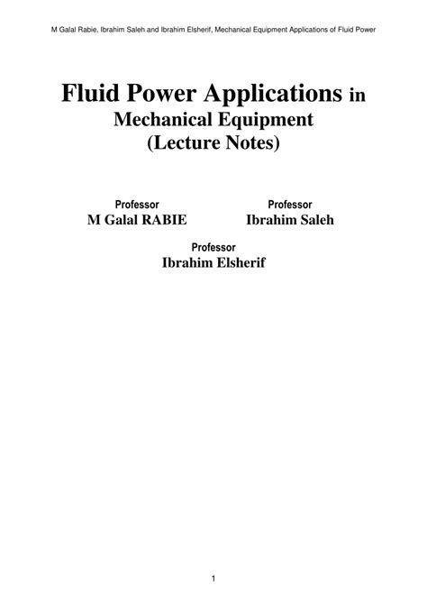 Fluid Power With Applications 5th Edition Solutions