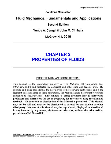 Full Download Fluid Mechanics 2Nd Edition Cengel Solution Manual 