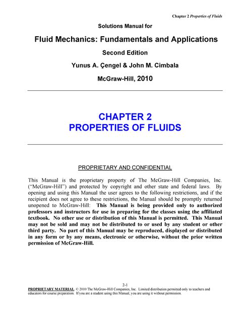 Full Download Fluid Mechanics 2Nd Edition Cengel Solution Manual 