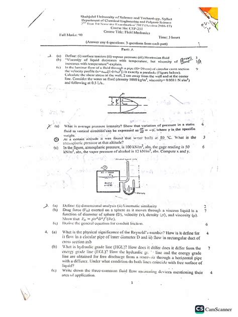 Download Fluid Mechanics N5 Questions With Answers 