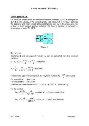 Read Fluid Mechanics Tutorial No 3 Boundary Layer Theory 