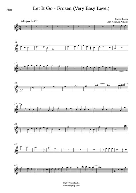 Flute Let It Go Sheet Music