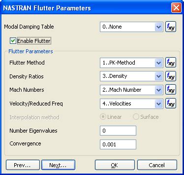 Flutter Analysis Nastran