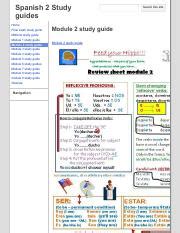 flvs spanish 2 module 4 dba questions