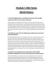 flvs world history module 5 exam answers