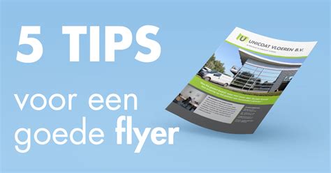 flyer ontwerp tips