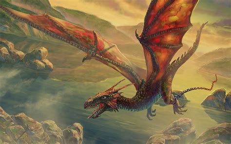Flying Fantasy Dragons