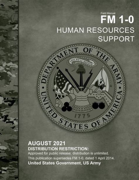 Fm 1 0 Human Resources Support United States Army