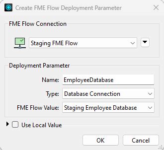 Fme Deployment Parameters