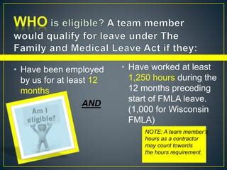 fmla wisconsin