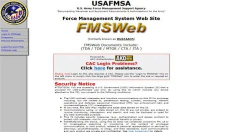 Fmsweb Login Army