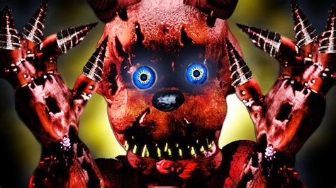 Free: Five Nights at Freddy's: Sister Location Animatronics Ultimate Custom  Night Nightmare Bunny - stikers 