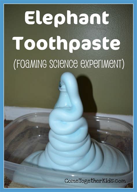 Foam Science Experiment   Elephant Toothpaste World Record Recipe Science Experiment The - Foam Science Experiment