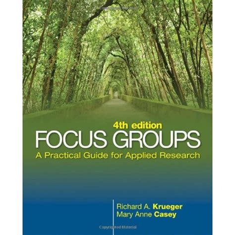 Focus Groups A Practical Guide For Applied Resear